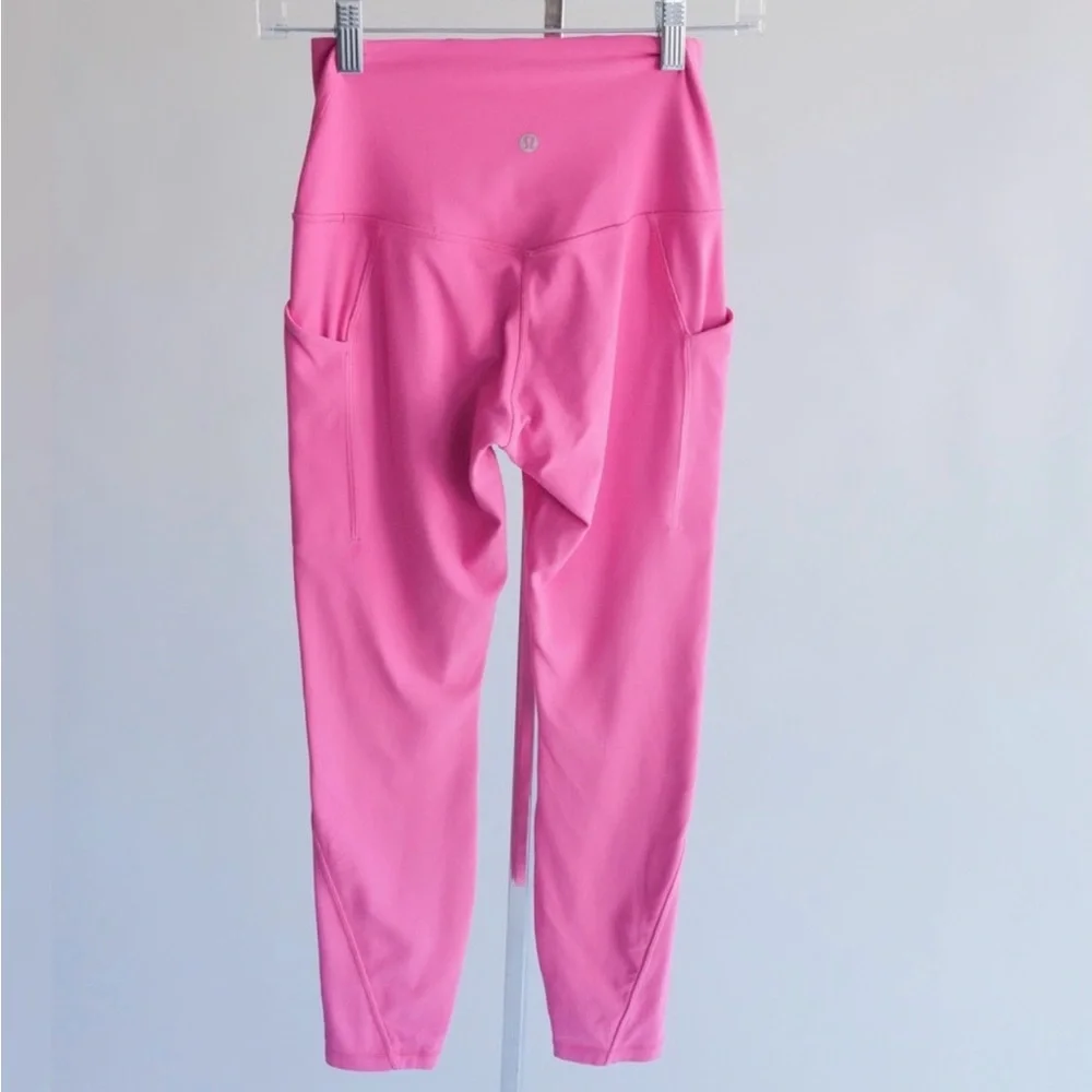Lululemon Pink High-Waisted Leggings - Picture 4 of 6